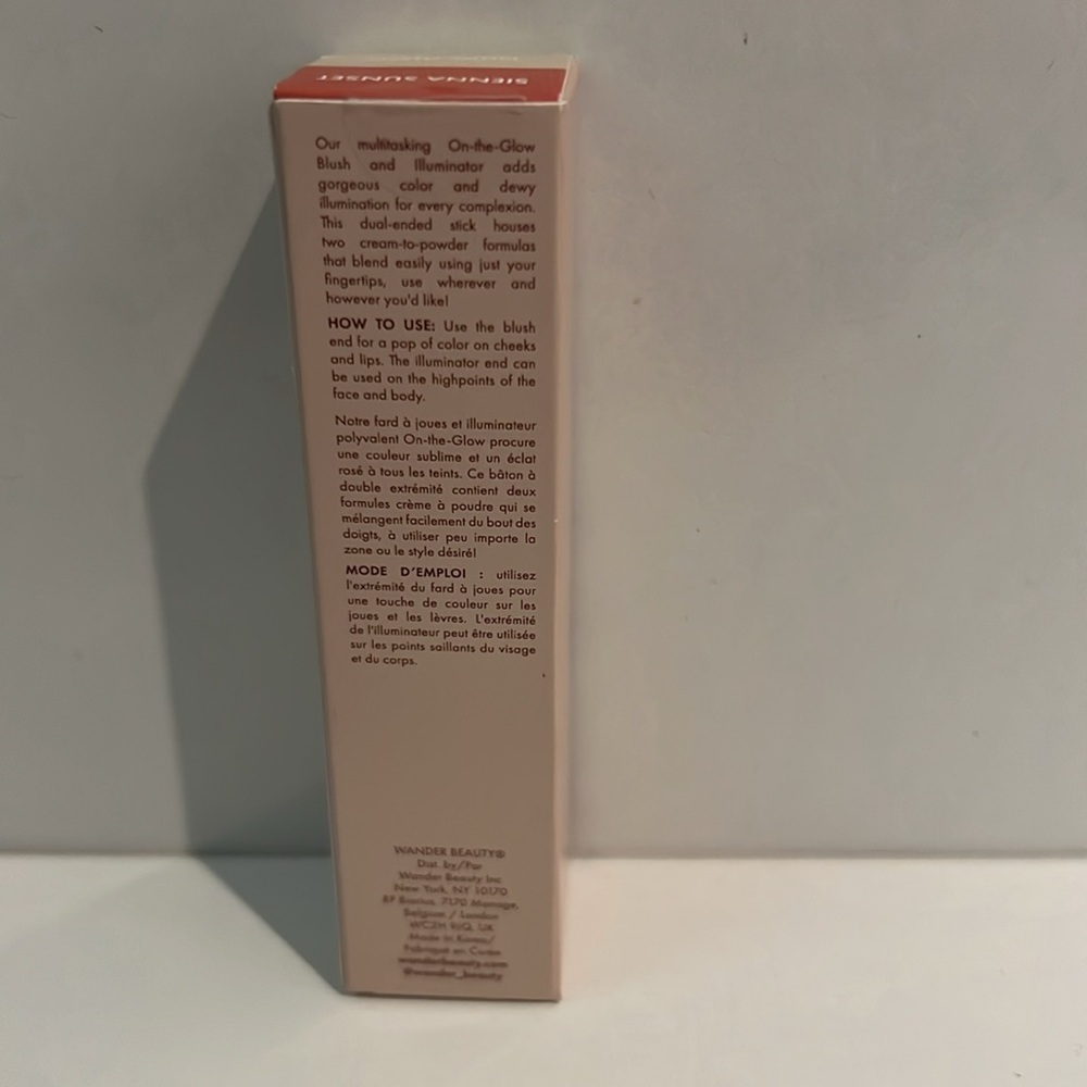 NWT Wander Beauty On-the-Glow Blush and Illuminator - Sienna Sunset-Nude Glow - Picture 8 of 12